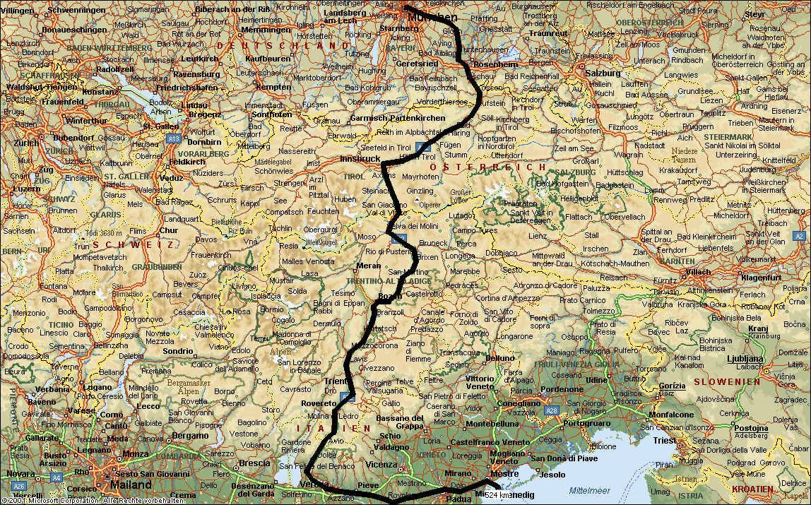 Route gesamt